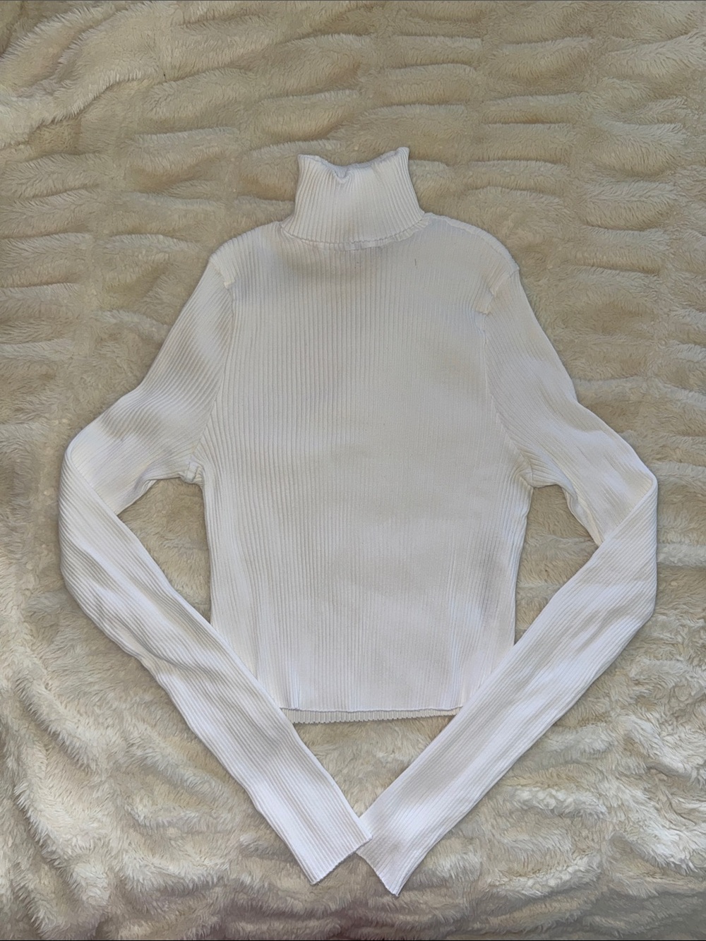 ASOS Long Sleeve Cropped Turtleneck Top